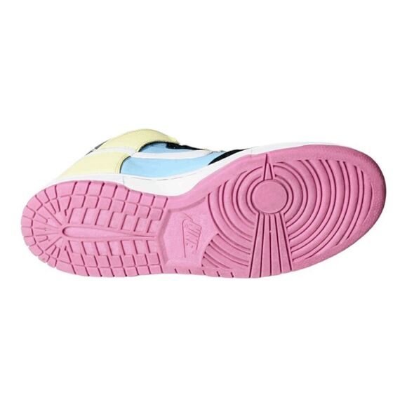 NIKE Dunk High 'High Powder Blue Lemon' Sneakers Size 10 - Picture 9 of 9